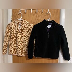 Girls fleece pullovers and sweater set
